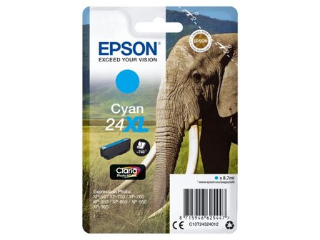 Epson Bläckpatron C13T24324012 Cyan - Lyreco - Toner och bläck - Bläckpatroner - Bläckpatroner Epson