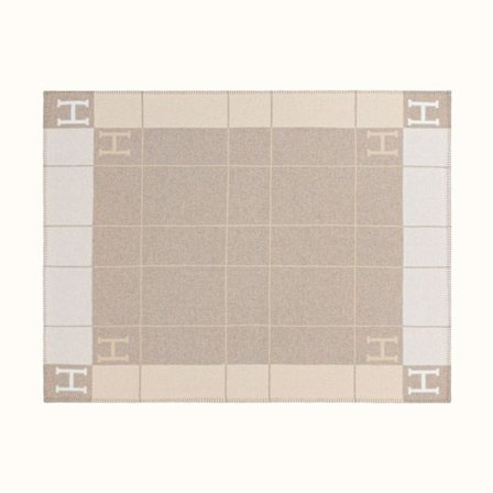 H-bogstav tæppe moderne enkel imitation kashmir uld strikket tæppe