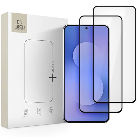 Tech-Protect Galaxy S25 FE 2-PACK Skärmskydd GlassFit+ Härdat Glas
