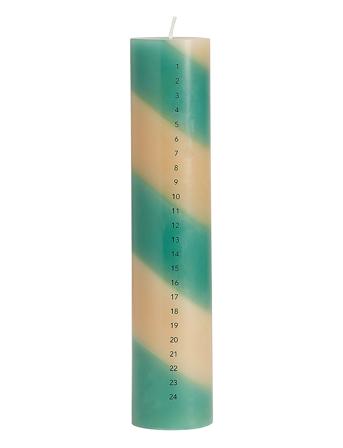 Christmas Calendar Candle Home Decoration Christmas Decoration Advents Candles Green OYOY Living Design