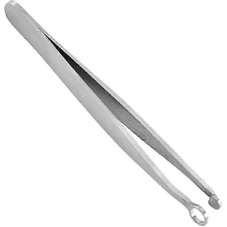 Näshårspincett Universal Näshårstrimmer Pincett Rostfritt Stål Rund Spets Pincett för Trimning och Grooming för Ansikts-, Näs-, Ögonbrynshår Ing