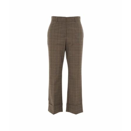 Ottod'Ame, Straight Trousers Bruin, Dames, Maat:M