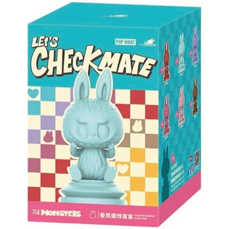 Pop Mart Labubu The Monsters Let’s Checkmate Series Scented Candle Single Blind Box