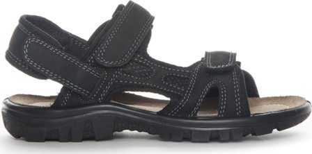 Polecat Sandal Leather Outsole PU Unisex sandals Black 45