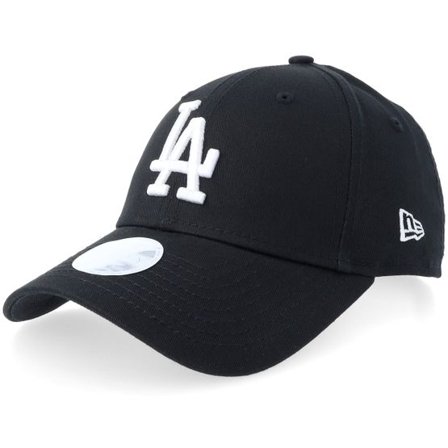 New Era - MLB Svart adjustable Keps - Los Angeles Dodgers Womens League Essential 9FORTY Losdod Blkwhi-os @ Hatstore