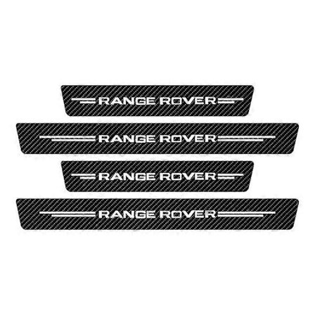 4 kpl Auton kynnyslista Hiilikuitukuvioinen tarra Naarmu Soveltuu Land Rover Range Rover L322 P38 Sport L320 2021 2020-2002
