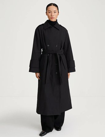 Stylein Sandra Padded Trench - Black - XS