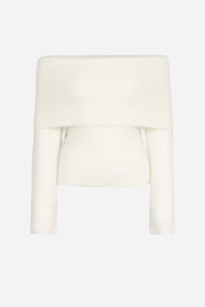 CAMILLA PIHL - Eliette Off-Shoulder Knit - Cream - XL
