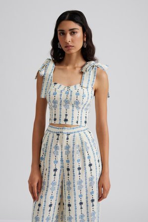 Malina - Evelyn top - XXL - Coastal Stripe