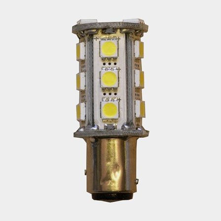 LED 2-polig Bay15d 10-30V 18dioder