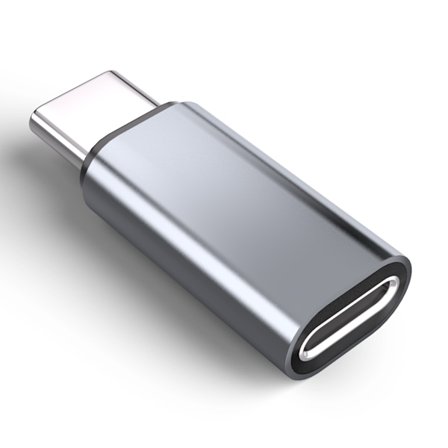 INF Lightning (hona) till USB-C (hane) adapter, kompatibel med iPhone 15
