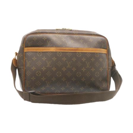 Louis Vuitton Vintage, Pre-owned Monogram Canvas Reporter GM Bruin, Dames, Maat:ONE Size
