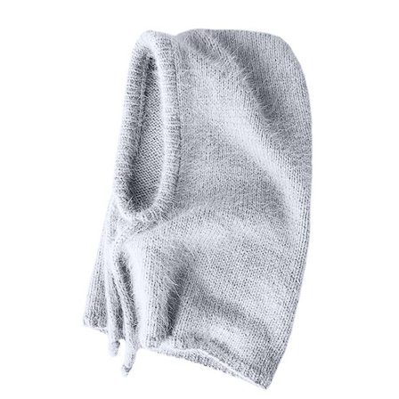 Strikket Hue Vinterhue LYS GRÅ