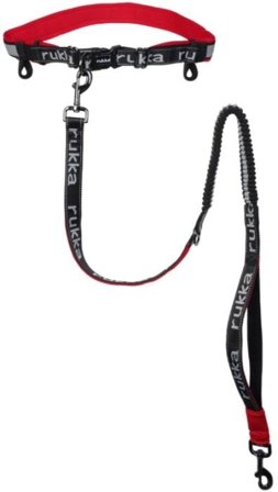 Rukka Rukka Hike Belt+Leash M Red - Agility & Aktiivinen Harjoittelu
