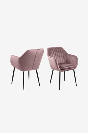 AC Design Furniture - Stol Zara - Rosa - Stole med armlæn - Fra Homeroom