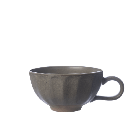 ERNST Kopp stengods Kök & matlagning Grå d10,5 h5,7