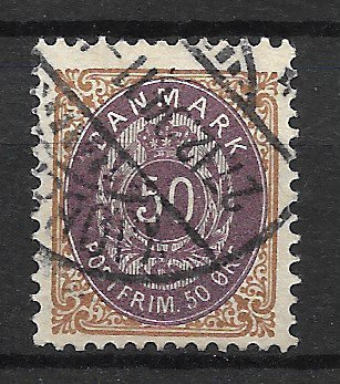 Danmark 1902 - AFA 30Cy - Stemplet