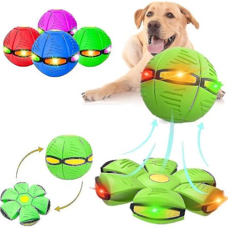 Flyvende underkop-bold til kæledyr, magisk flyvende underkop-bold til hunde, flyvende underkop-bold, legetøjsskive til hunde og katte