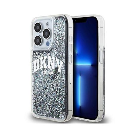 DKNY Liquid Glitter Big Logo - Fodral för iPhone 14 Pro (svart)