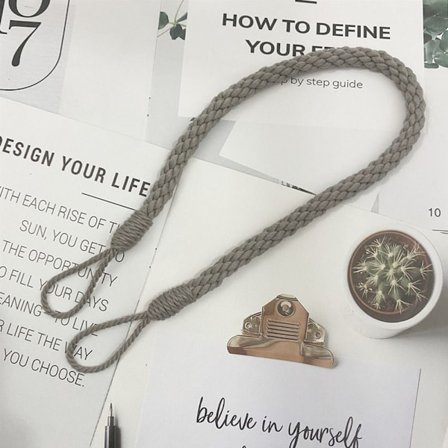 2 stk Gardinreb snor Gardinbindinger 5 5