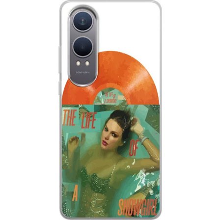 Kompatibelt Mobilskal till OnePlus OnePlus Nord CE4 Lite Taylor Swift Livet som en Showgirl - Rosa Glitterkonsert Popdiva Utgåva