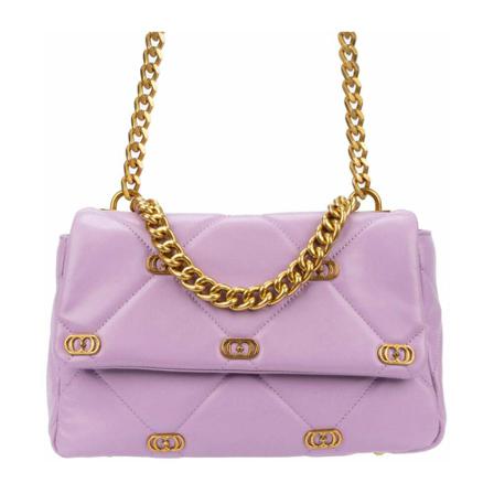 La Carrie, Quilted shoulder bag Paars, Dames, Maat:ONE Size