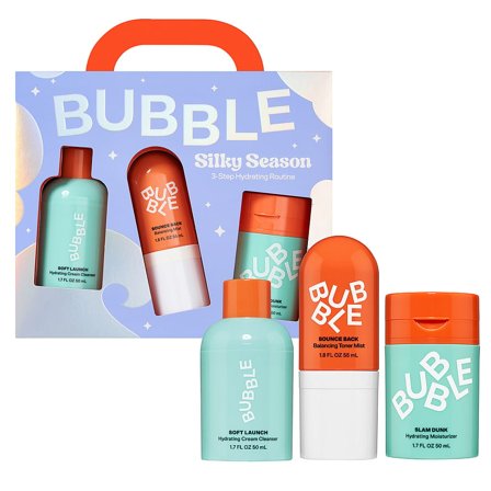 Bubble Silky Season 3-Step Hydrating Routine, Skincare, Ansigtsbehandling, Ansigtsbehandlingssæt