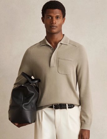 Reiss Clinton - Beige - L