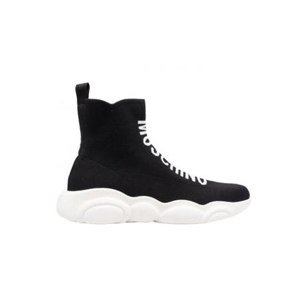 Moschino - Sneakers - Svart - Herr - Storlek: 41 Eu, Herr, Storlek: 41 EU