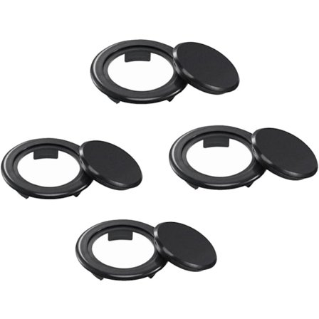 stk - hagebord parasollhull ring & sett med lokk - plast parasollhull pluggdeksel