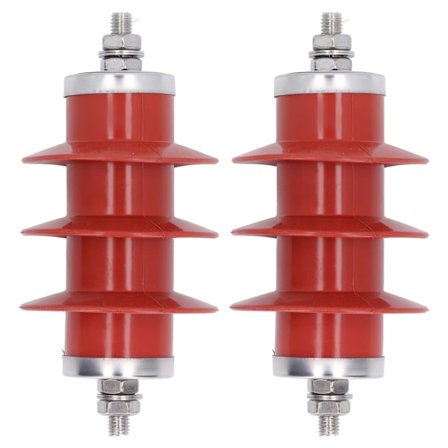 2 stk 15KV elektrisk gjerde lynvern strømnett høyspenning lynvern hagegjerde tilbehør 0,7 cm hann gjenge