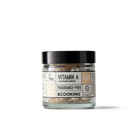 Ecooking A-vitamin Serum 0,15%, Stimulerer Cellefornyelse og Øger Kollagenproduktionen