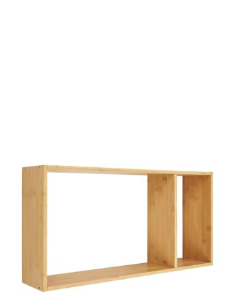 House Nordic Mira - Wall Shelf, Bamboo, Natural - Beige - H:35.5CM