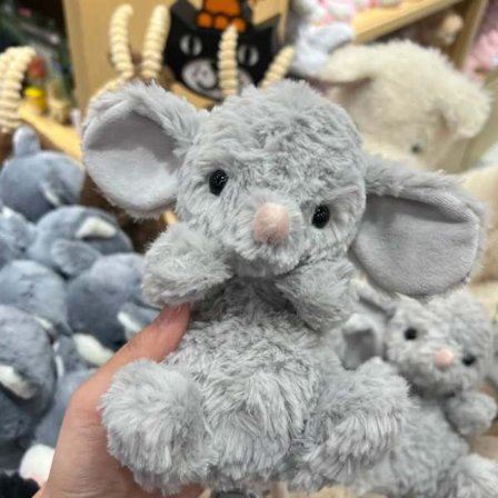 Jellycat Bartholomew Plyslegetøj, blødt og behageligt, perfekt til børn, Valentinsdagsgaver, samleobjekter, sød lille mus 15 cm