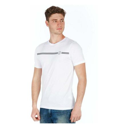 Jeckerson, Jeckerson White Cotton T-Shirt Wit, Heren, Maat:2XL
