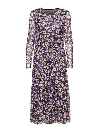 Slpaprika Dress Ls Knälång Klänning Blå Soaked In Luxury