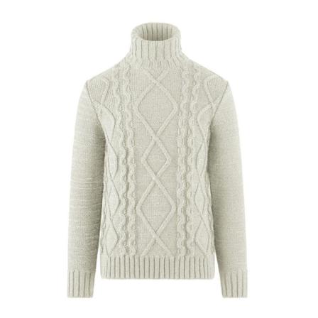 BomBoogie, Turtlenecks Wit, Heren, Maat:S