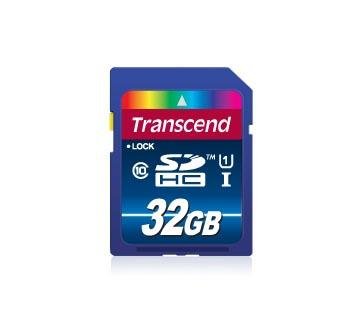 Transcend SDHC Class 10 UHS-I (Premium) - Flashminnekort - 32 GB - UHS Class 1 / Class10 - SDHC UHS-I
