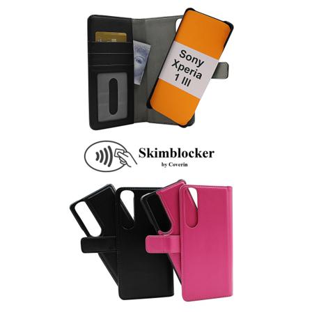 Skimblocker Magnet Fodral Sony Xperia 1 Iii (xq-bc52) Svart
