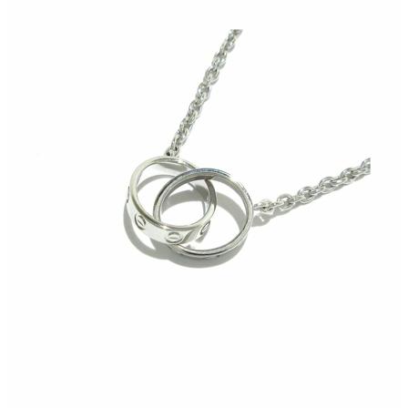 Cartier Vintage Necklaces grå, Dam Vintage Smycken, Dam, Storlek: ONE SIZE
