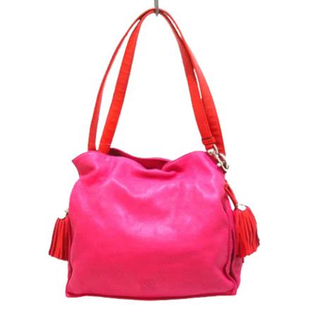 Loewe Pre-owned, Pre-owned Shoulder Bags Roze, Dames, Maat:ONE Size