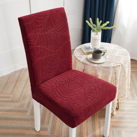 Ruokailutuolin cover vedenpitävä jacquard- cover PUNAINEN red