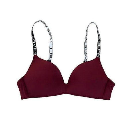 Sömlös trådlös push-up-bh för kvinnor med justerbara axelband