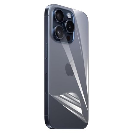 iP 15 pro max Back Hydrogel Skärmskydd HD 0,2mm