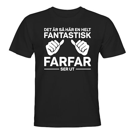 Fantastisk Farfar - T-SHIRT - HERR
