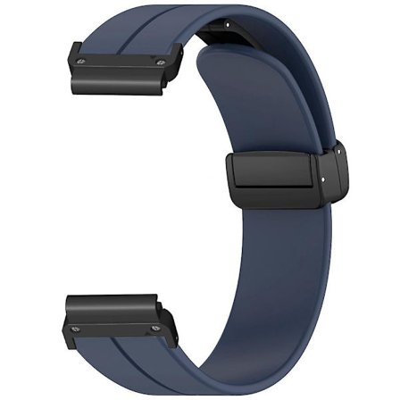 Flexibelt silikonarmband med magnetlås för Garmin Fenix 7 / 6 / 5 22mm