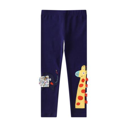 Print Med Djurtryck För Toddler Skinny Byxor