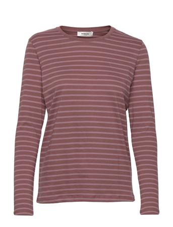 Esna Ls Tee Aop Patterned MOSS COPENHAGEN