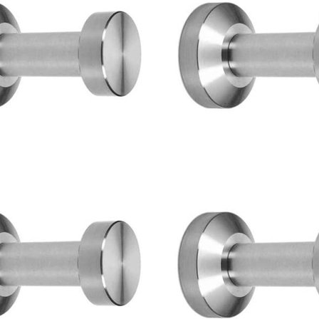 4 stycken) 304 rostfritt stål handdukskrokar badrumskrokar