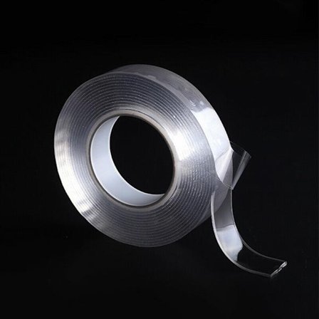 Dubbelsidig tejp kraftig (16,4FT), mångsidig avtagbar monteringstejp